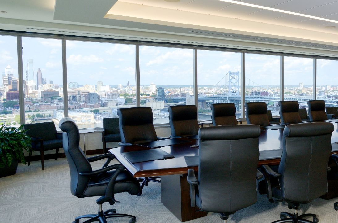 Empty conference room