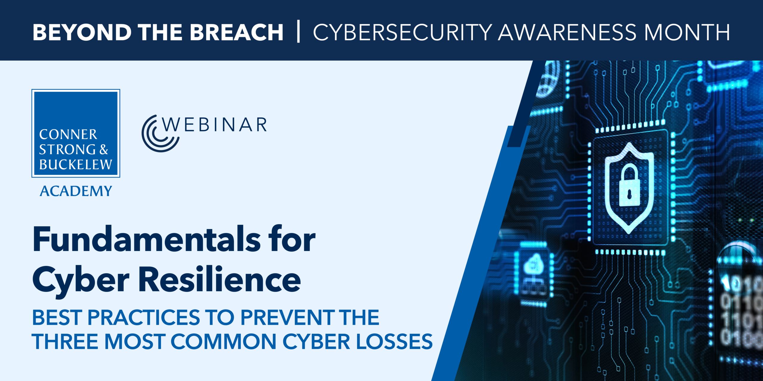 Fundamentals for Cyber Resilience Header